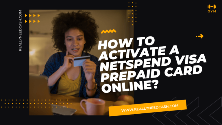 how to activate a NetSpend visa prepaid card ONLINE?