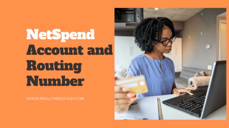 netspend routing and account number